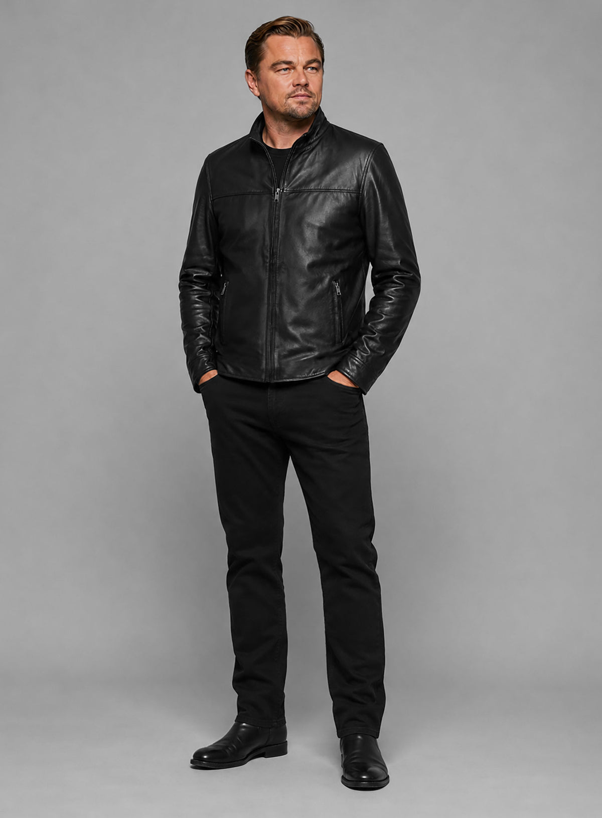 Leonardo DiCaprio The Departed Leather Jacket