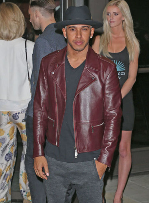 Lewis Hamilton Leather Jacket - LeatherCult