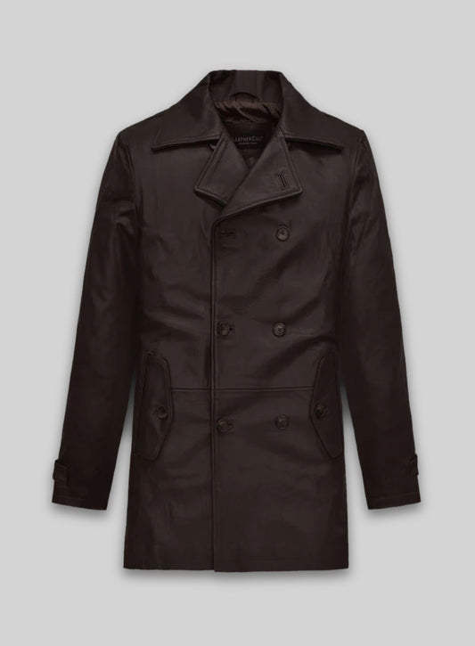 Liam Neeson Taken 2 Leather Trench Coat