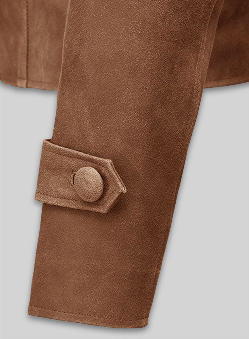 Light Vintage Tan Hide Leather Jacket Style # 298