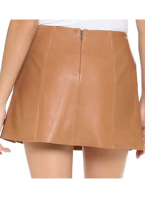 Limelight Flare Leather Skirt - # 462 - LeatherCult
