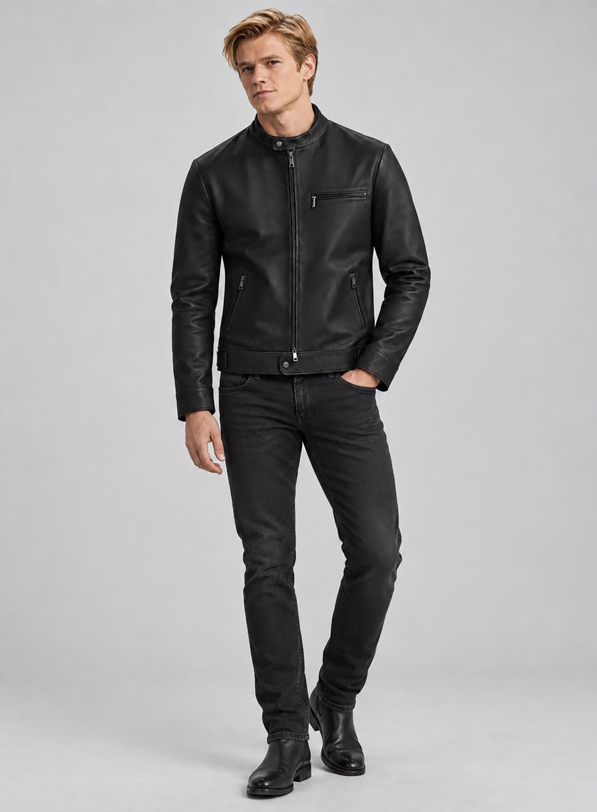 Lucas Till MacGyver Leather Jacket