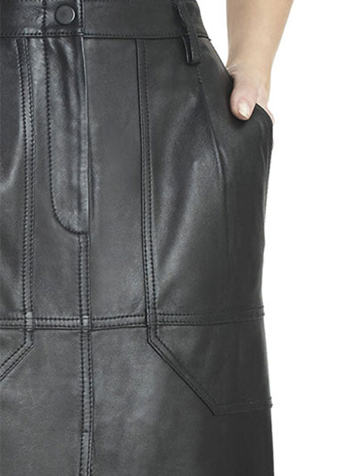 Mable Leather Skirt - # 191 - LeatherCult