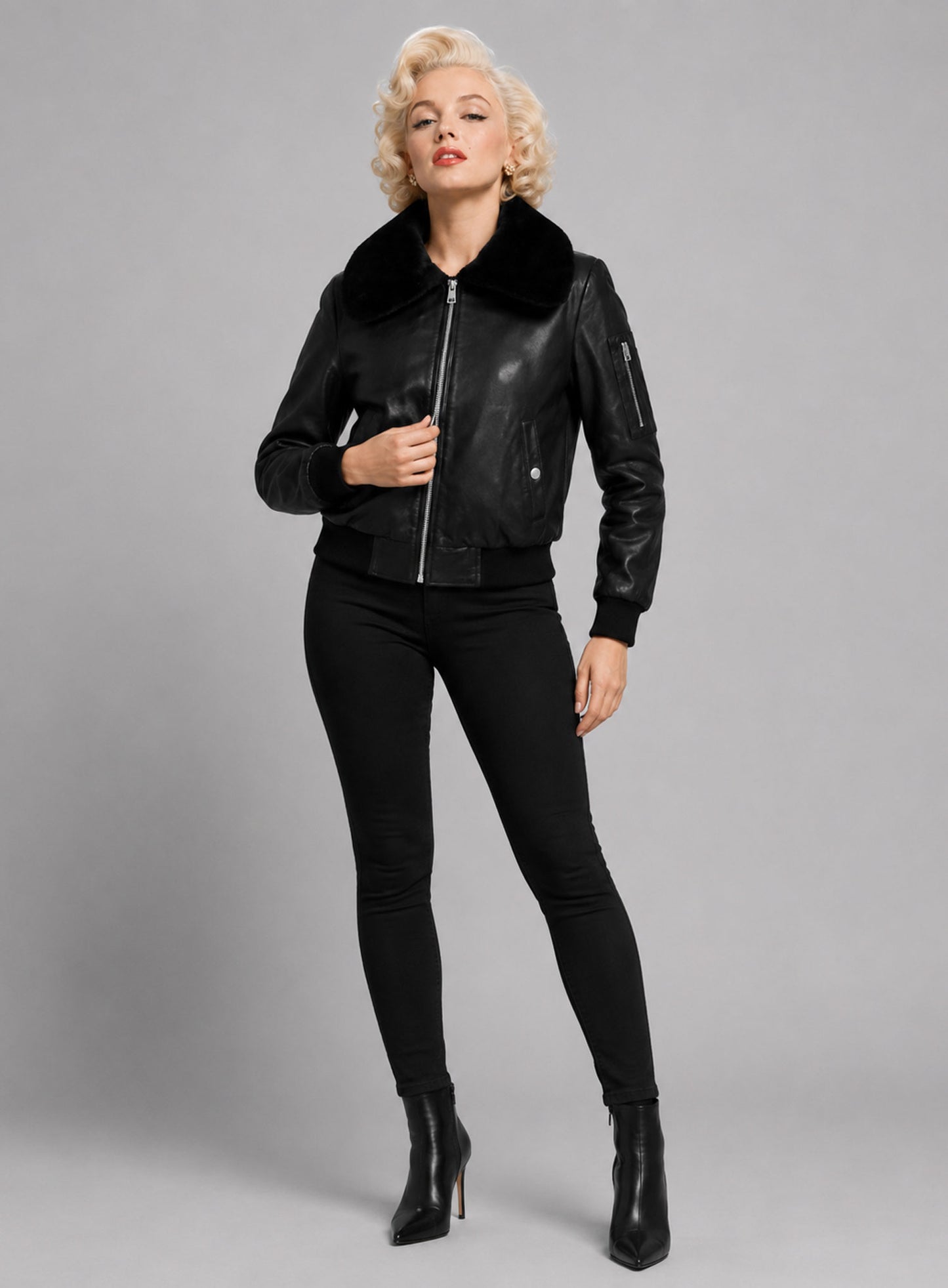 Marilyn Monroe Leather Jacket