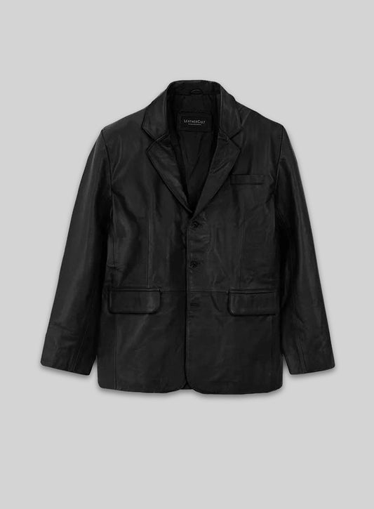 Matt LeBlanc Friends Season 6 Leather Blazer