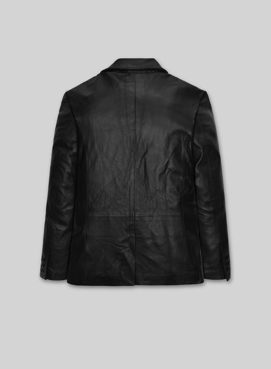 Medieval Leather Blazer -38 Long