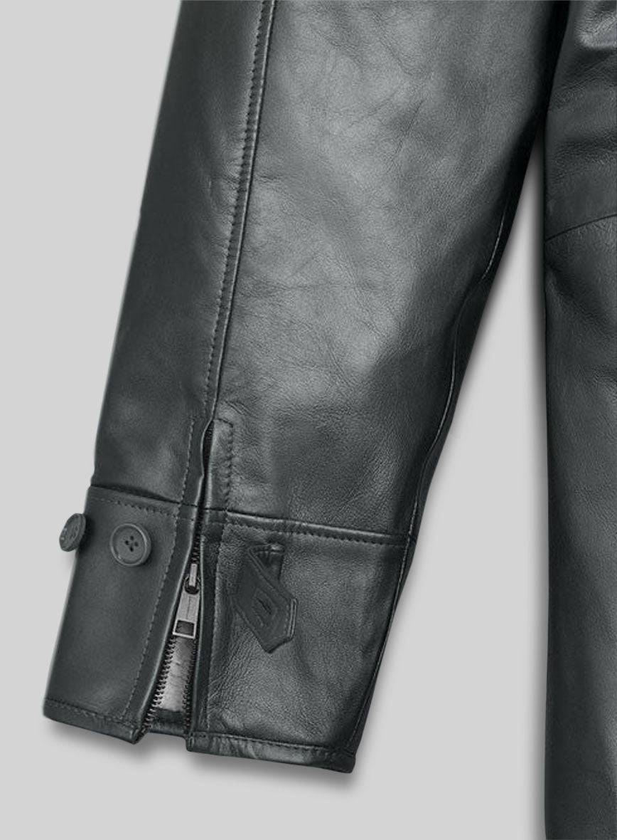 Metallic Lurex Gray Tom Hardy Trench Coat