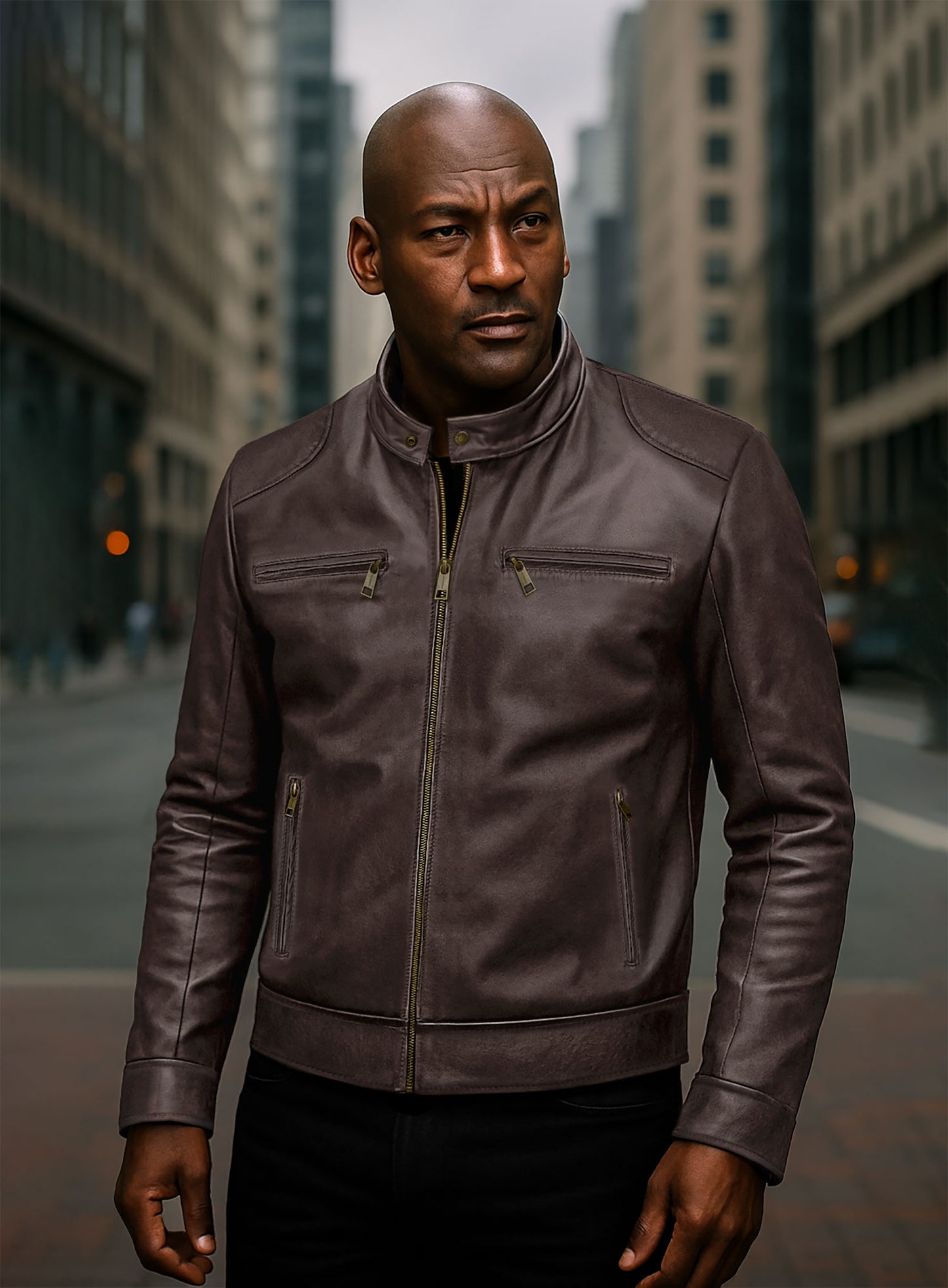Michael Jordan Leather Jacket