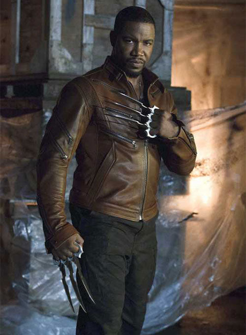Michael Jai White Arrow Leather Jacket - LeatherCult