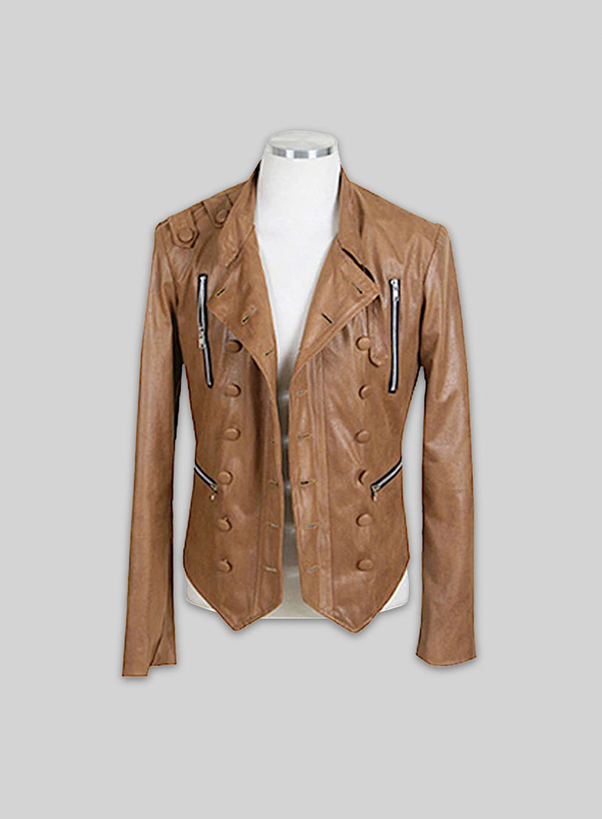 Military Leather Jacket