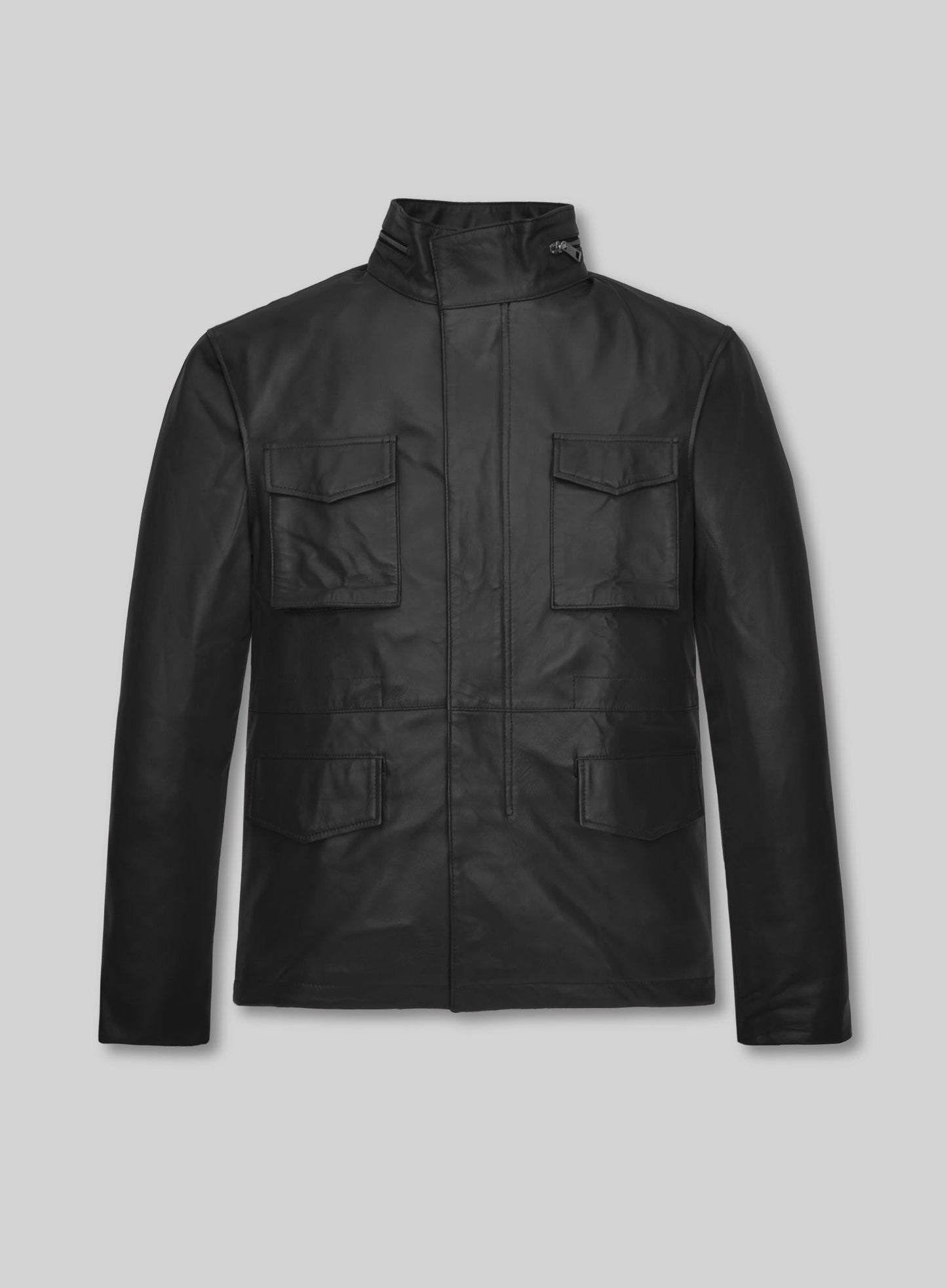 Military M-65 Leather Jacket