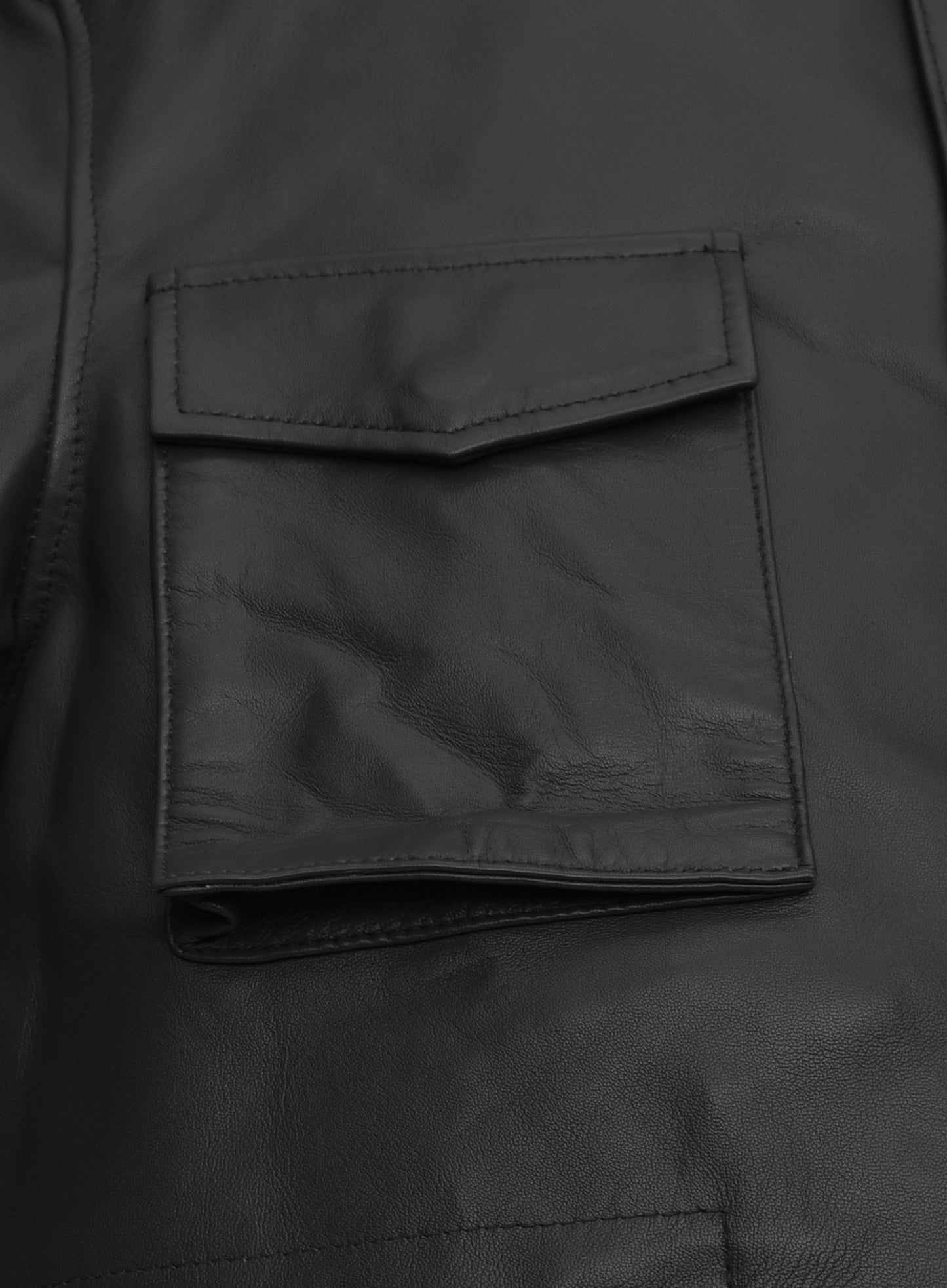 Military M-65 Leather Jacket