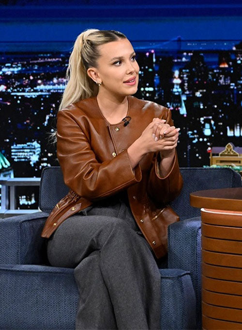 Millie Bobby Brown Leather Jacket - LeatherCult