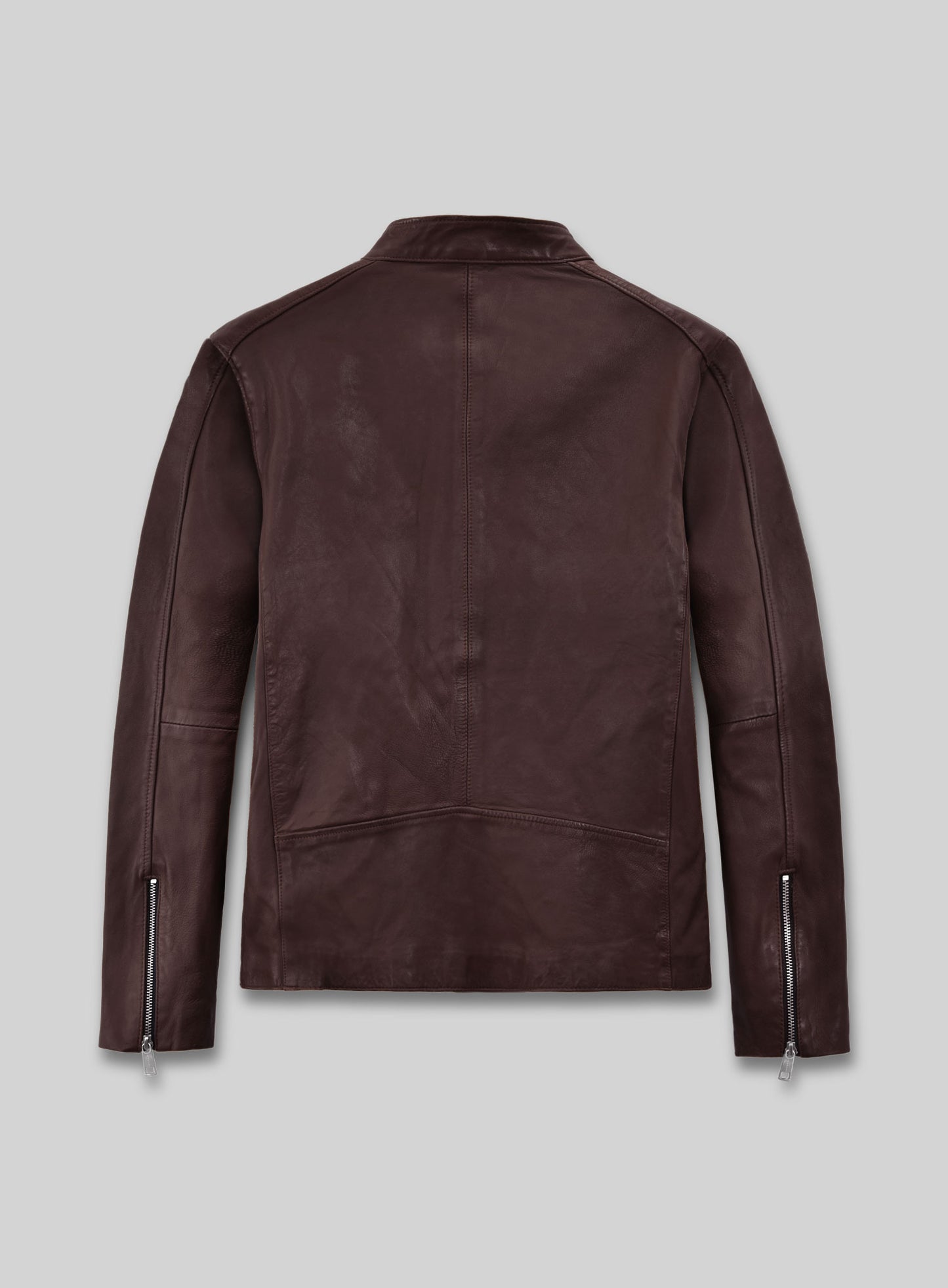 Motorad Burgundy Biker Leather Jacket