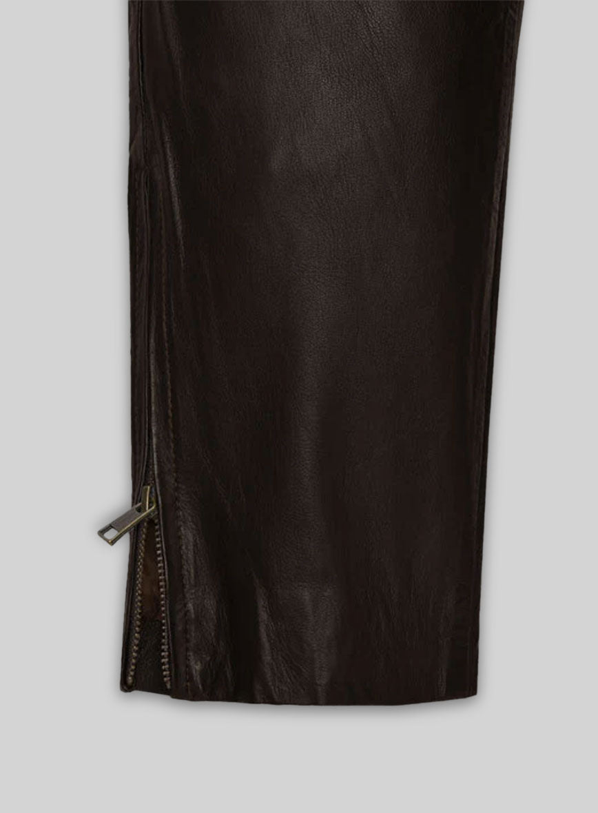 Nick Jonas Leather Pants