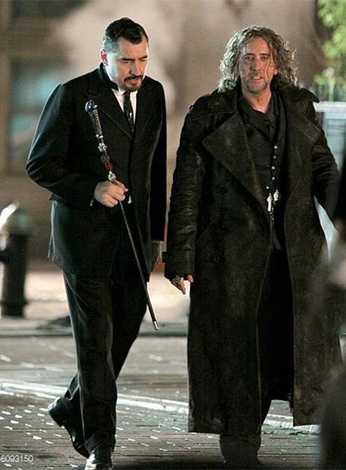 Nicolas Cage The Sorcerer's Apprentice Leather Long Coat - LeatherCult