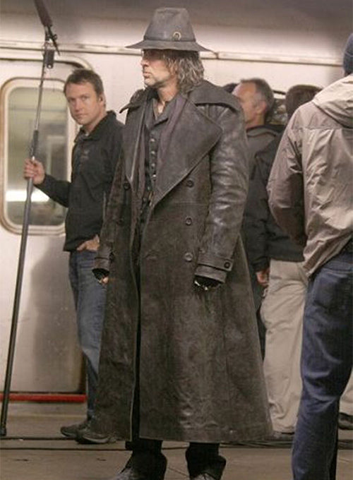Nicolas Cage The Sorcerer's Apprentice Leather Long Coat - LeatherCult