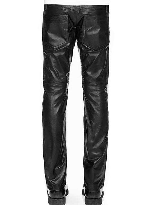 Normandie Leather Biker Jeans - LeatherCult