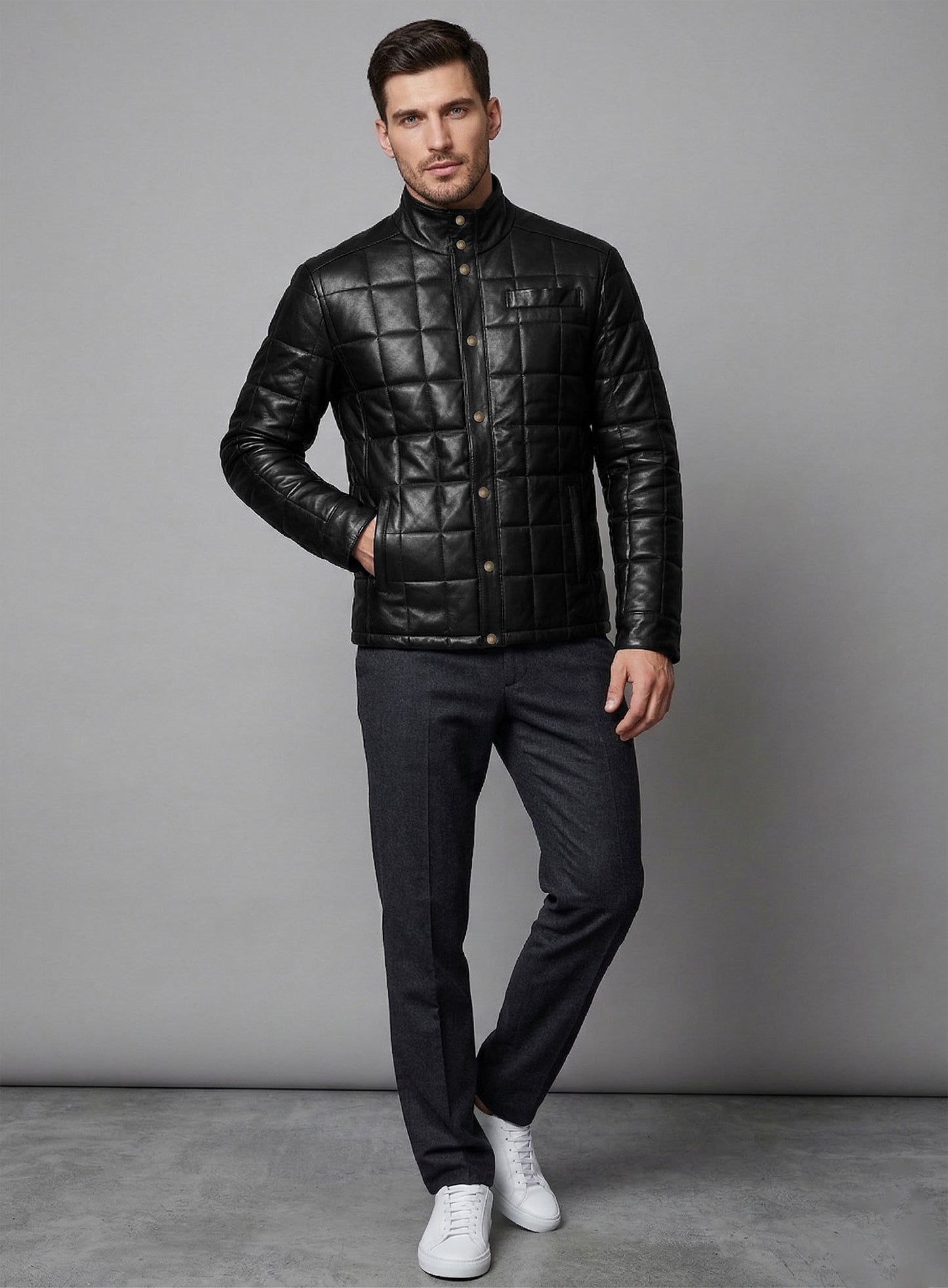 Oasis Quilted Leather Jacket # 630