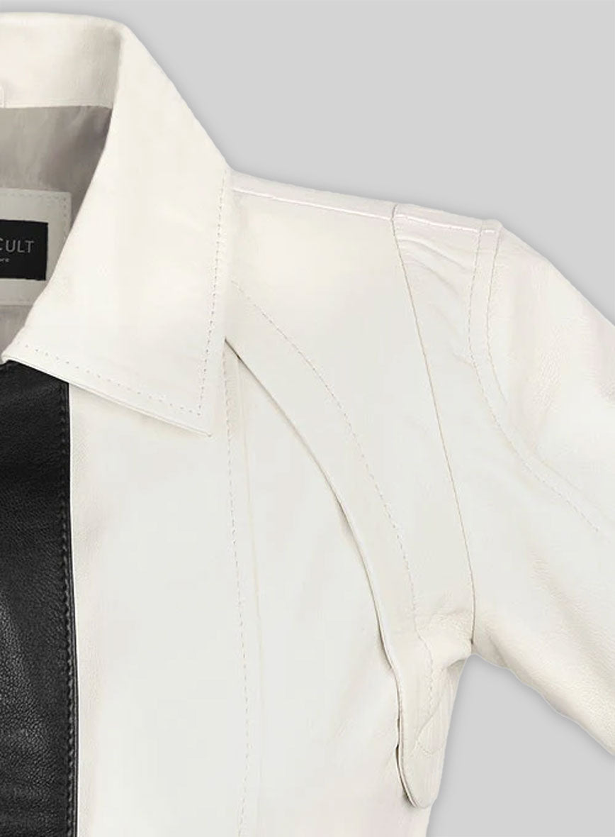 Off White Leather Jacket # 215