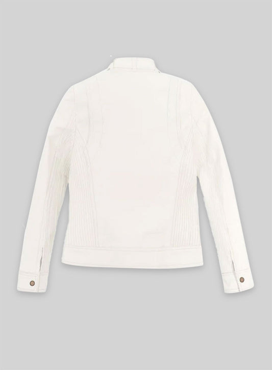 Off White Leather Jacket # 217