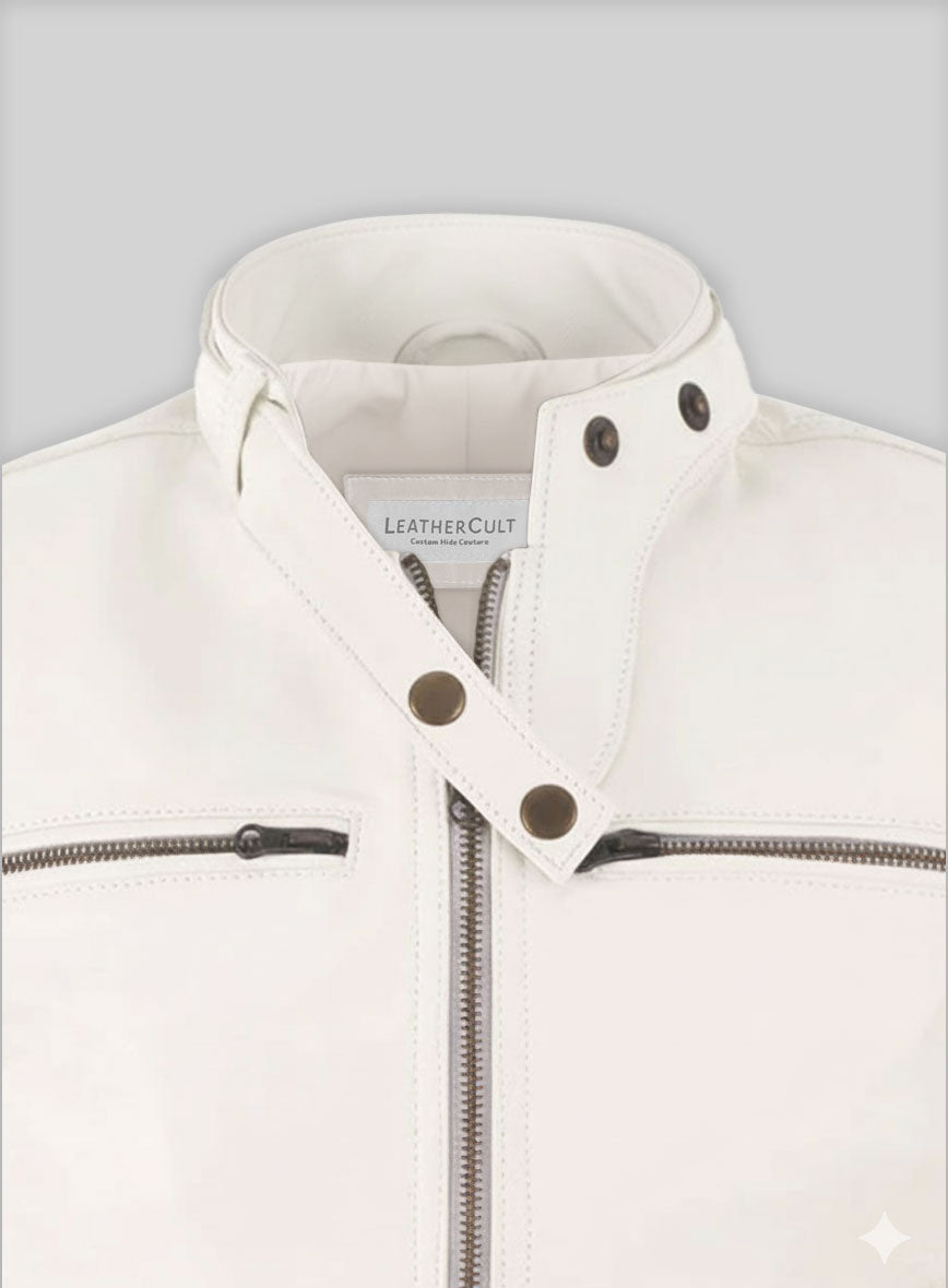 Off White Leather Jacket # 217