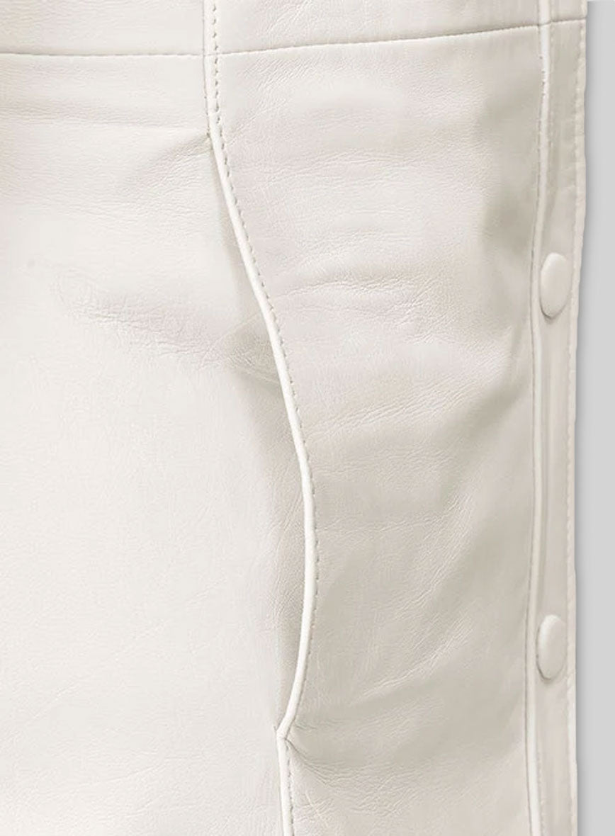 Off White Margot Robbie Leather Dress