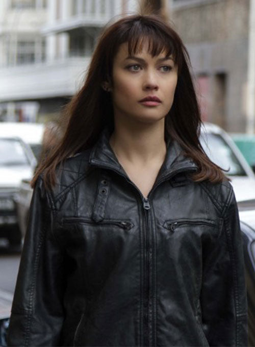 Olga Kurylenko Momentum Leather Jacket - LeatherCult