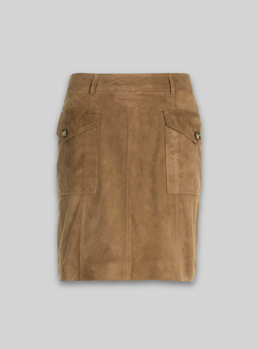 Origami Leather Skirt - # 165