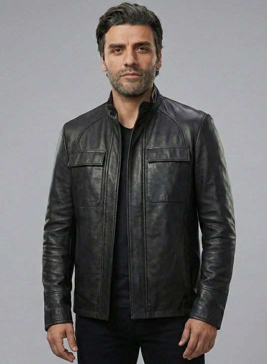 Oscar Isaac Star Wars: The Last Jedi Leather Jacket