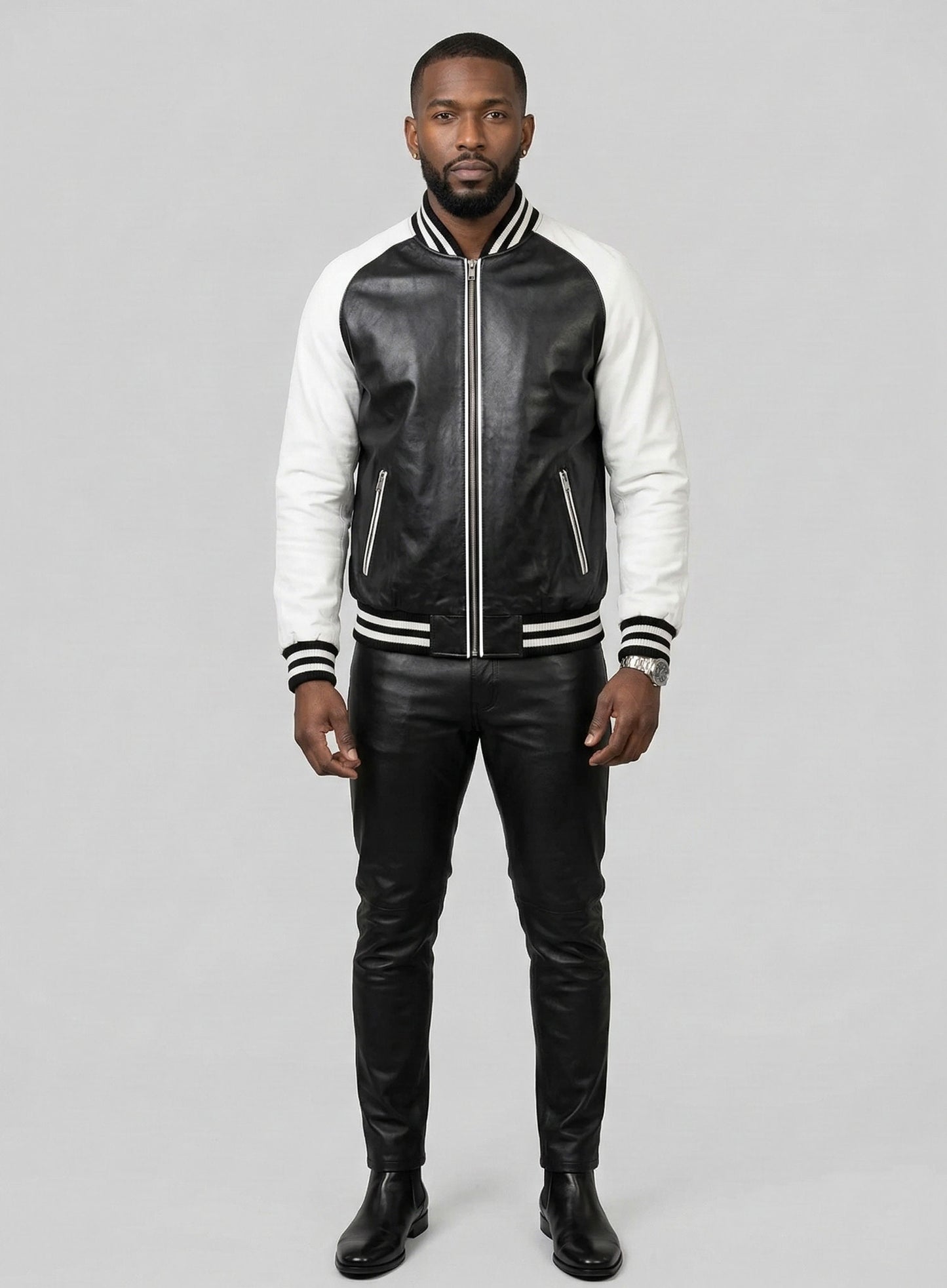 Outrider Bomber Leather Jacket