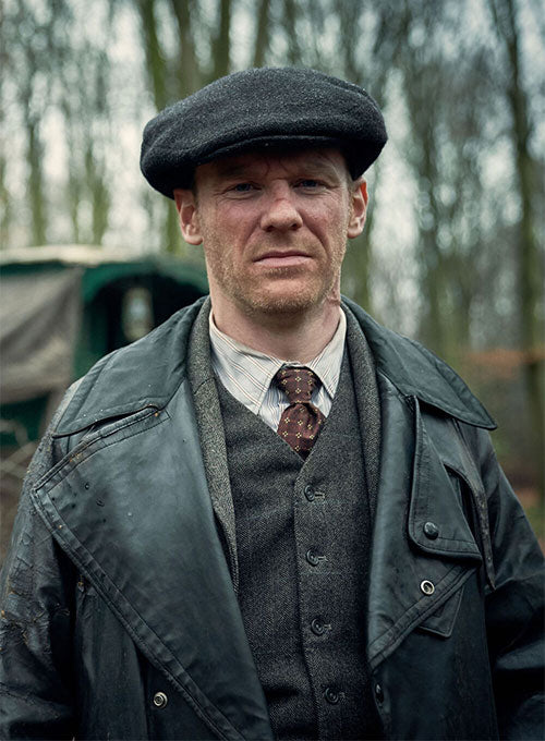 Brian Gleeson Peaky Blinders Leather Long Coat - LeatherCult