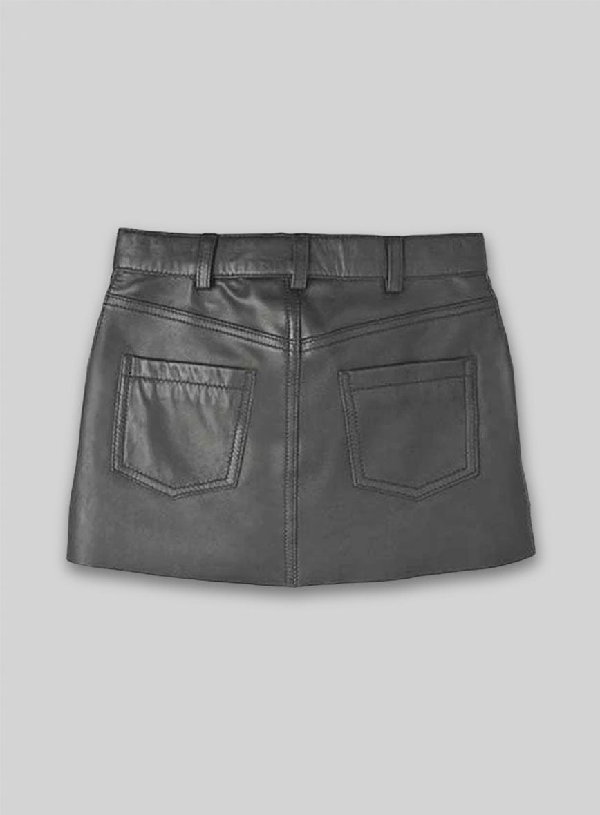 Pebble Leather Skirt - # 419