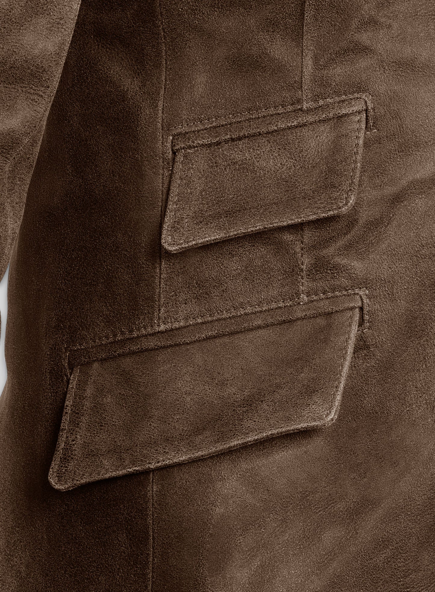 Quaint Leather Blazer