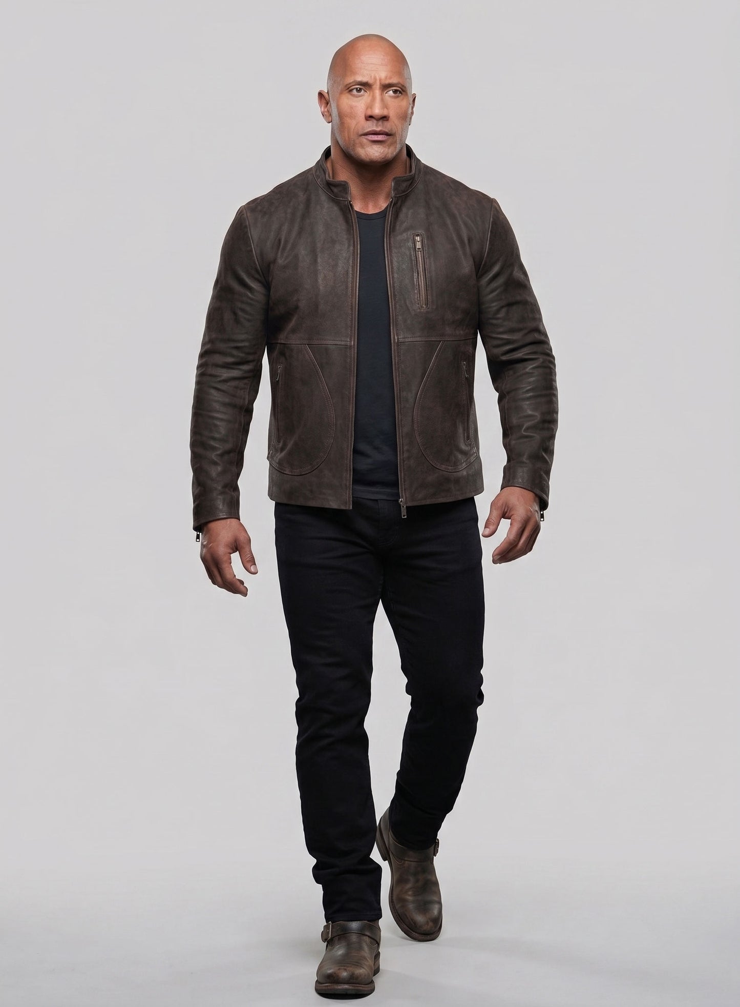 Rampage Dwayne Johnson Leather Jacket