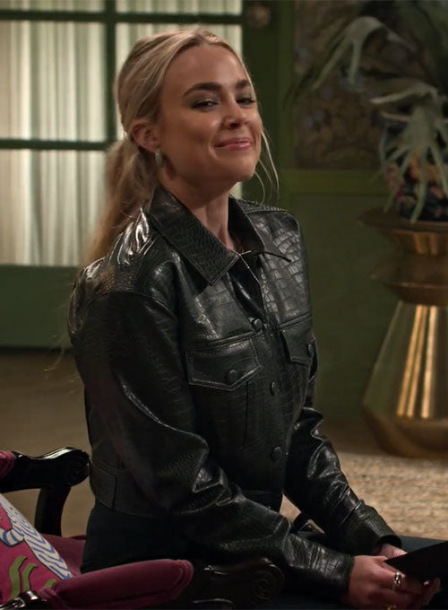 Rebecca Rittenhouse Maggie Leather Jacket - LeatherCult