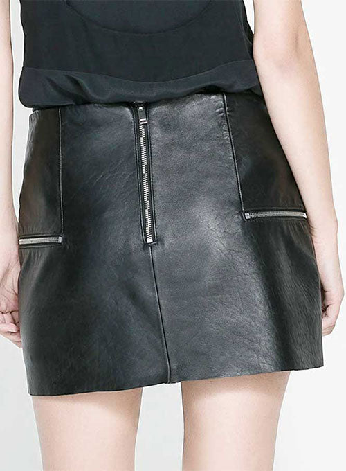 Rebelle Leather Skirt - # 423 - LeatherCult