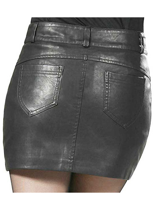 Rider Leather Skirt - # 161 - LeatherCult