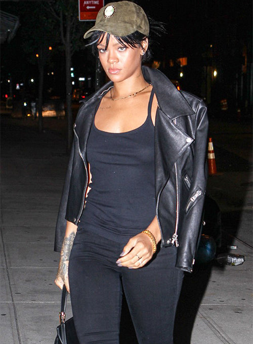 Rihanna Leather Jacket #2 - LeatherCult