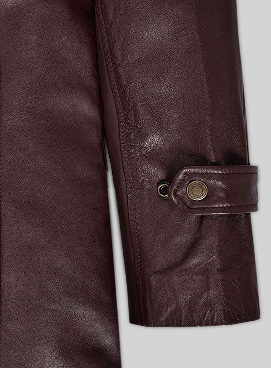 Robert Downey Jr Leather Blazer #1