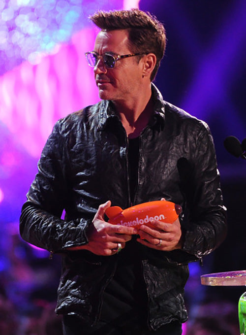 Robert Downey Jr. Nickelodeon Awards Leather Jacket - LeatherCult