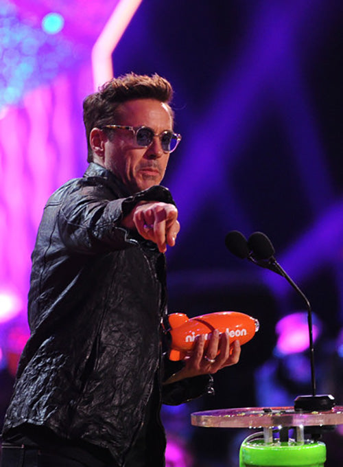 Robert Downey Jr. Nickelodeon Awards Leather Jacket - LeatherCult