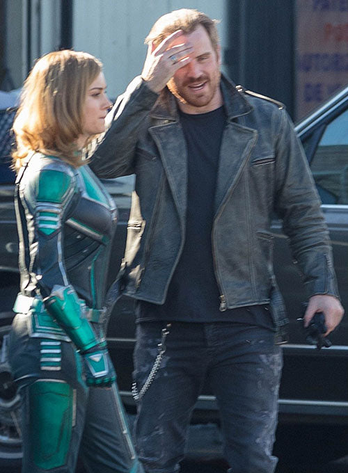 Robert Kazinsky Captain Marvel Leather Jacket - LeatherCult