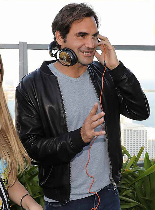 Roger Federer Leather Jacket # 1 - LeatherCult