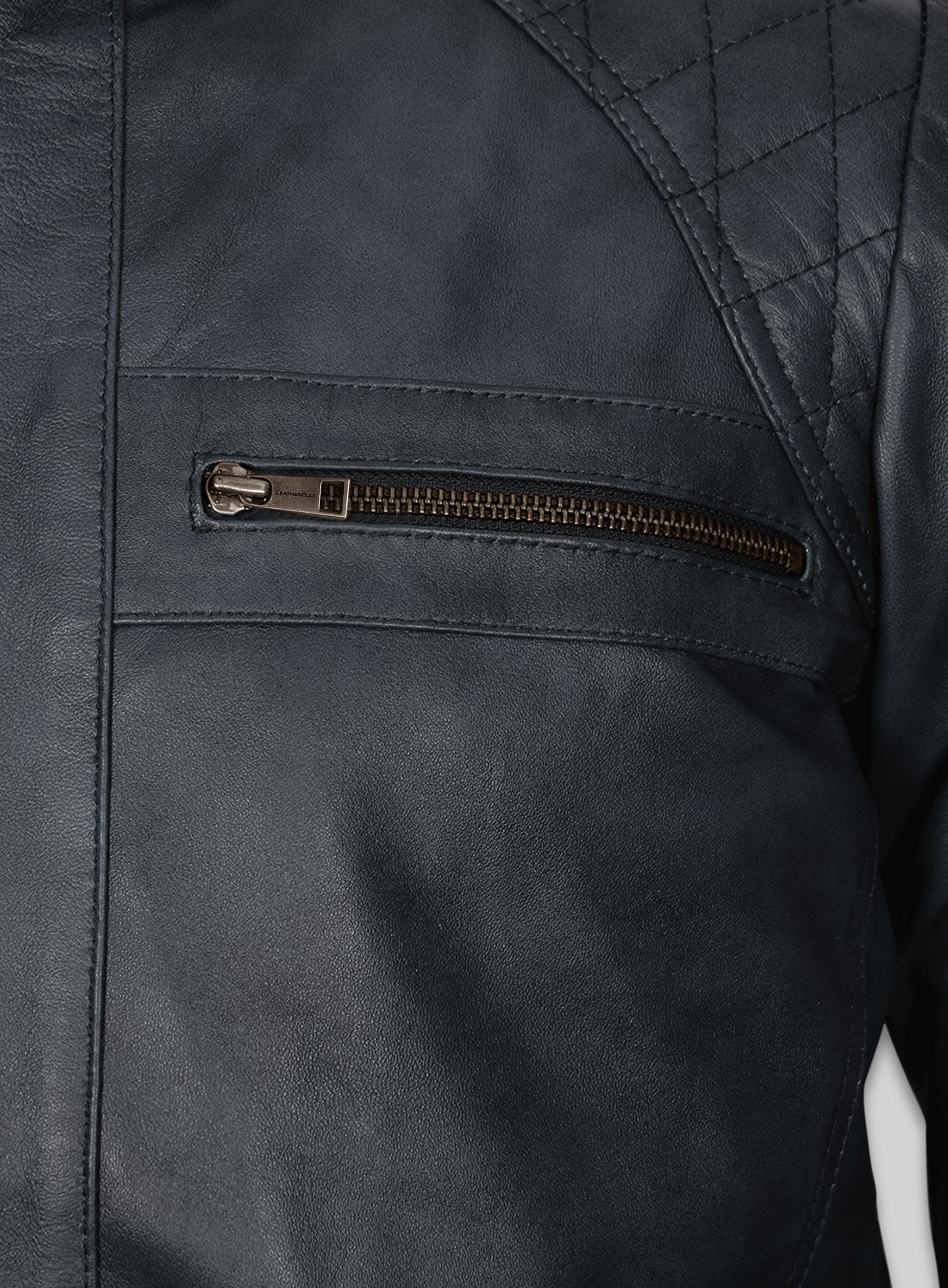 Rover Blue Leather Jacket # 653