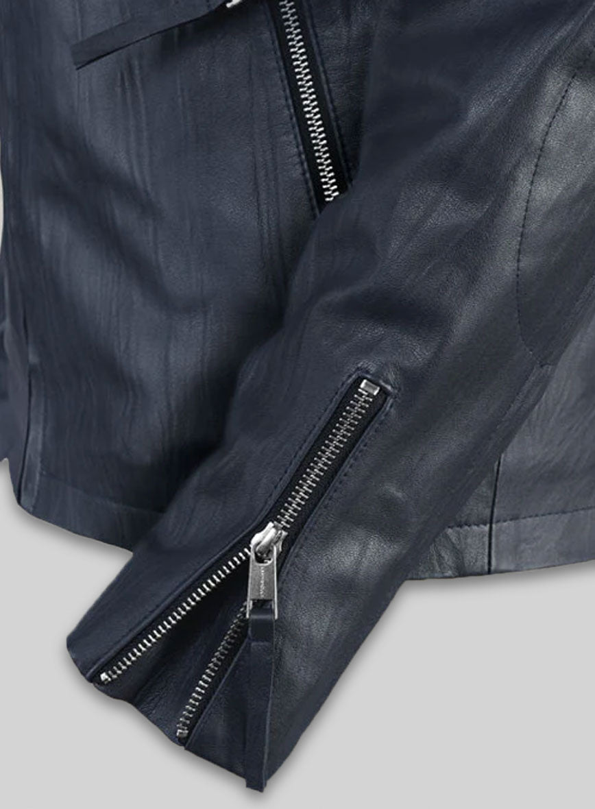 Rover Blue Leather Jacket #907