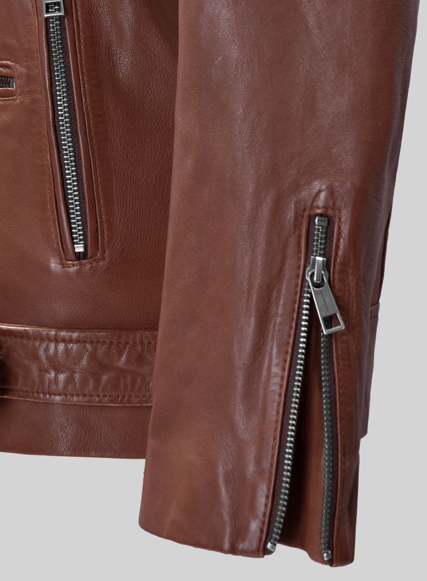 Rutland Tan Riding Leather Jacket