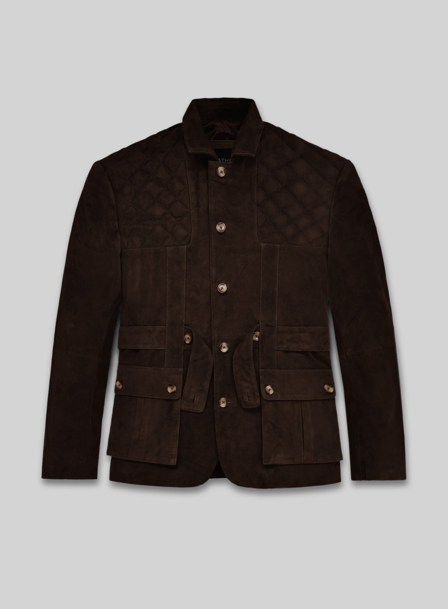 Safari Dune Suede Leather Blazer