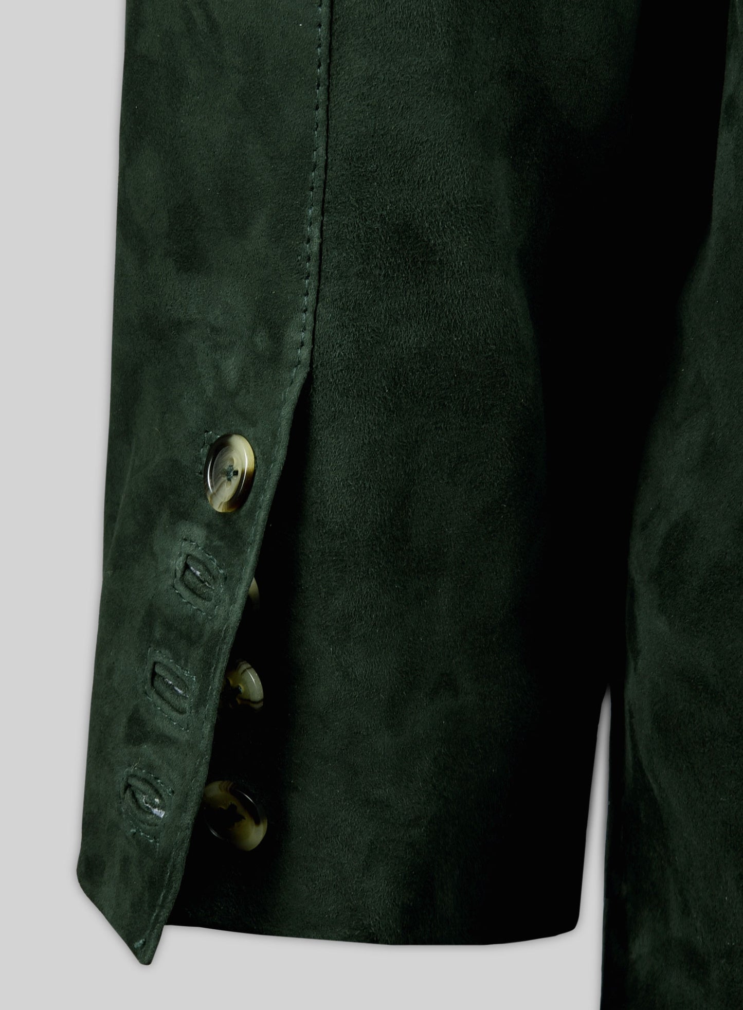 Safari Forest Suede Leather Blazer