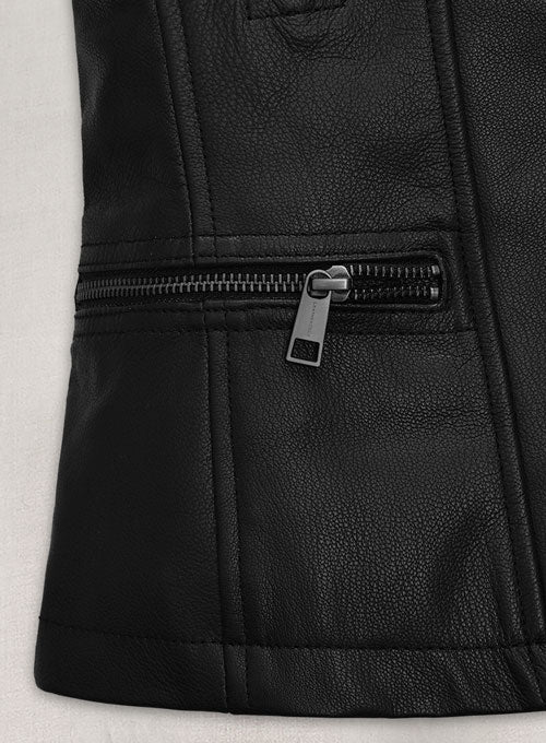 Salma Hayek The Hitman's Wife's Bodyguard Leather Jacket - LeatherCult